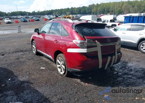 2010 Lexus Rx 350 from USA, damaged, VIN 2T2ZK1BA3AC026415